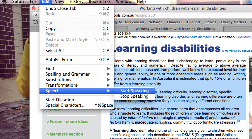 Speech-to-text and text-to-speech software: Helping students with learning disabilities