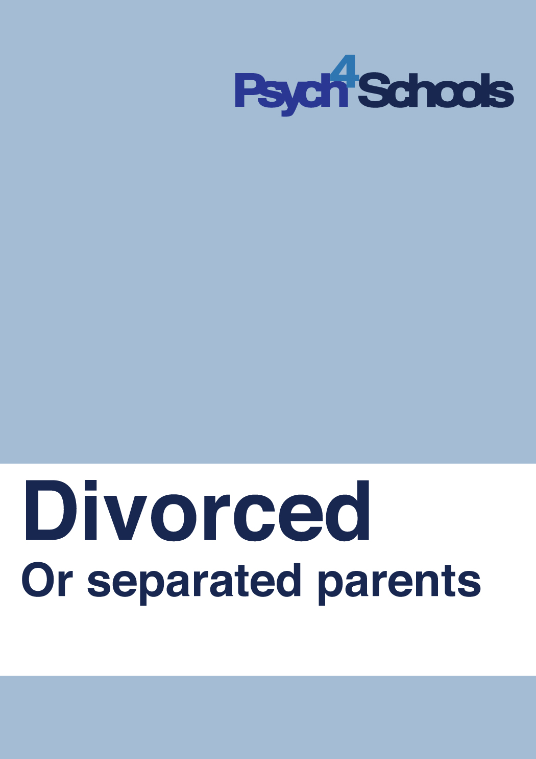 Divorced or separated parents